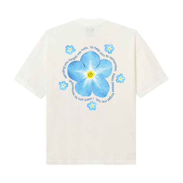 Forget Me Nots Tee (Cream)